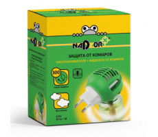 Комплект для уничтожения комаров: жидкость на 30 ночей и универс электрофум в инд уп Nadzor/IKL001H
